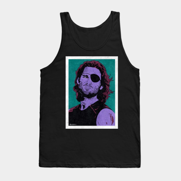 SNAKE PLISSKEN - Escape from New York (Pop Art) Tank Top by Famous Weirdos